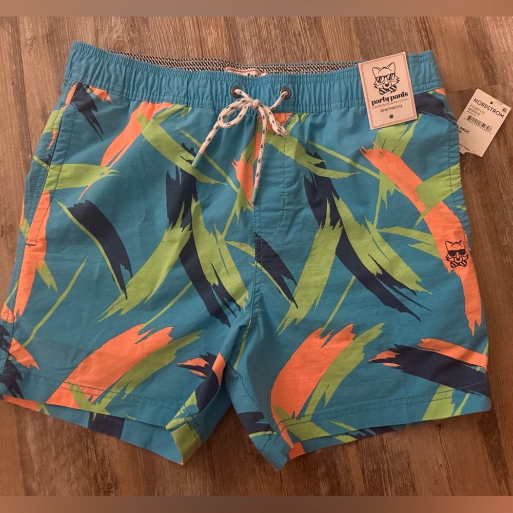 NWT🏊 “Party Pants” Swim Trunks